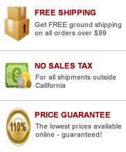 Get FREE ground shipping
on all orders over $99,no sales tax for all shipments outside California,The lowest prices available
online - guaranteed!, buy bulk and save , Ships same day/>
          
            

            
            
  </div>
        <br class=